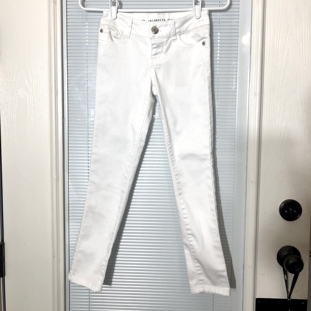 Celebrity Pink Girls White Jeans Sz 7